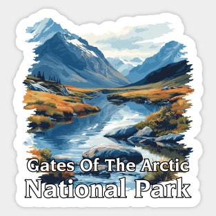 Gates Of The Arctic National Park Alaska Sticker